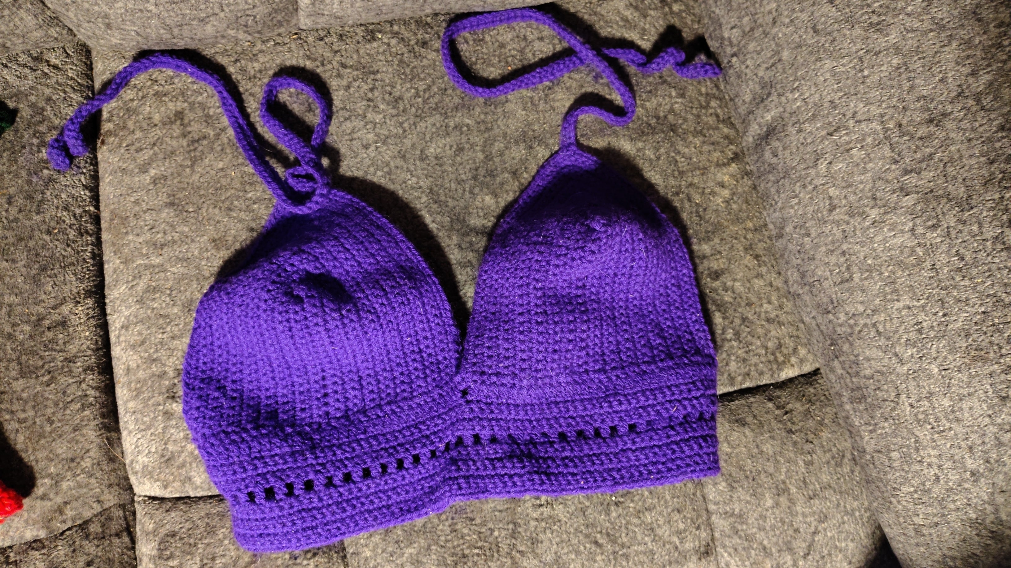 Purple Crop Top