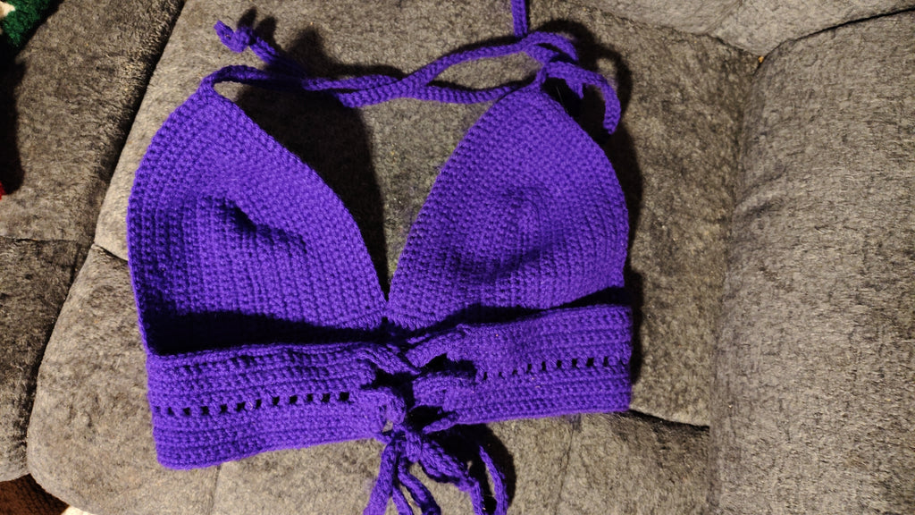 Purple Crop Top