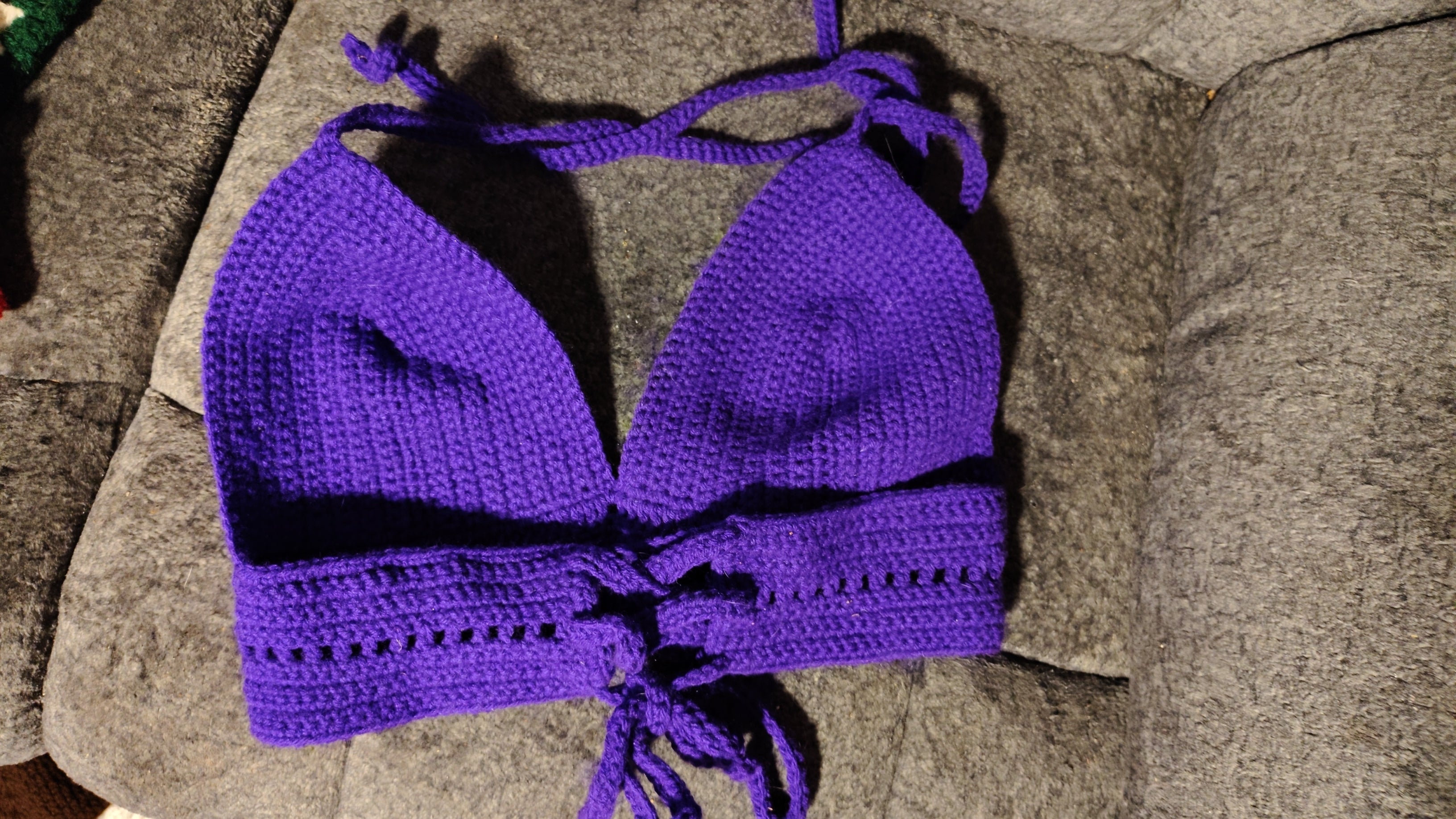 Purple Crop Top